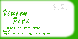 vivien piti business card